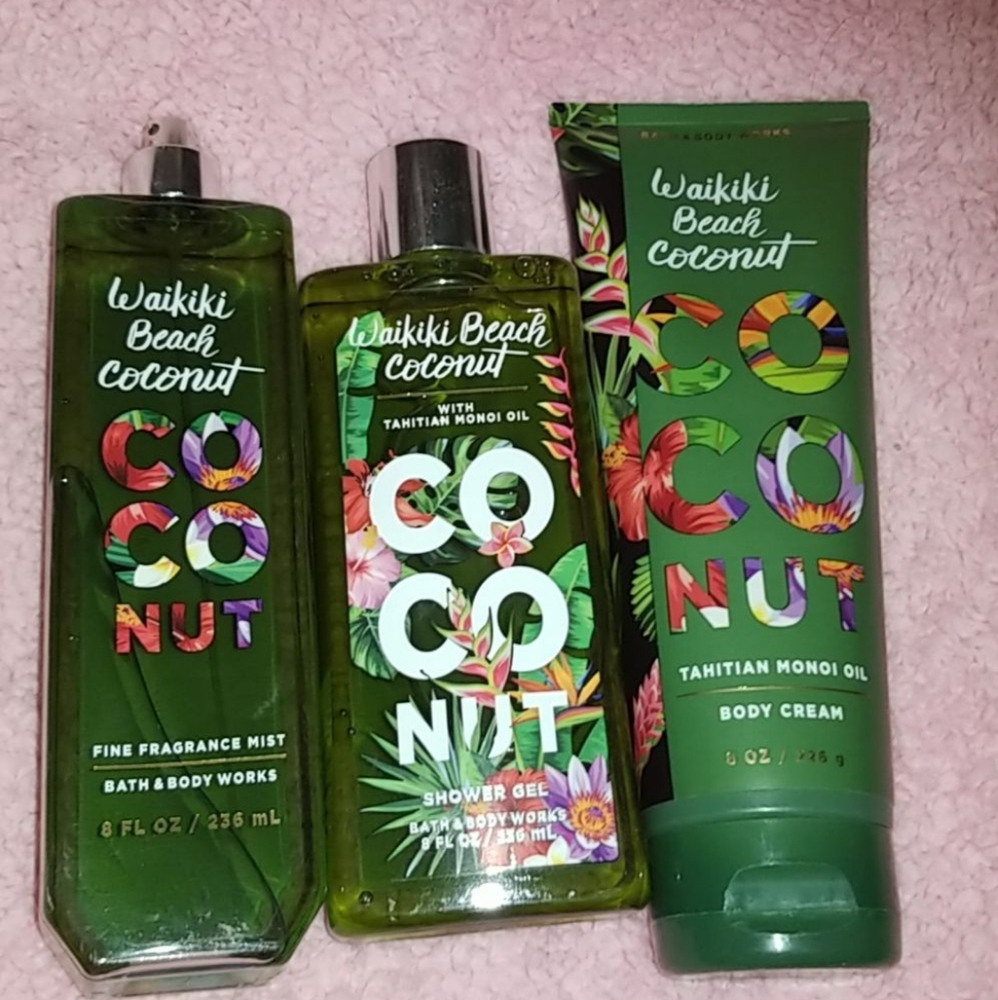 Waikiki beach coconut